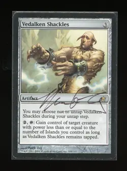 Vedalken Shackles - Mark Zug - Signed - Mirrodin Artist Proof - MTG - Image 1