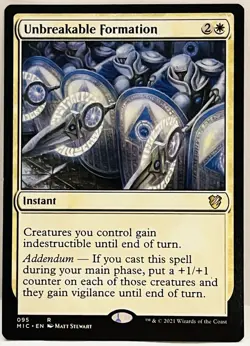 Unbreakable Formation - #95-MTG-Commander: Innistrad: Midnight Hunt -Regular-NM - Image 1