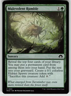Malevolent Rumble C Modern Horizons 3 161 MTG - Image 1