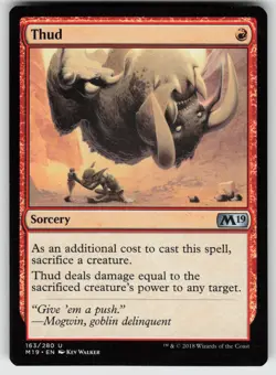 Thud U Core Set 2019 163 MTG - Image 1