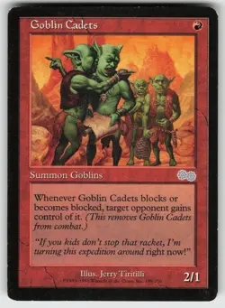 Goblin Cadets U Urza's Saga 189 MTG - Image 1