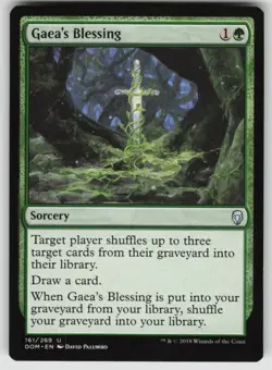 Gaea's Blessing U Dominaria 161 MTG - Image 1