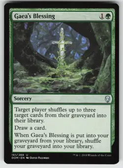 Gaea's Blessing U Dominaria 161 MTG - Image 1