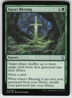 Gaea's Blessing U Dominaria 161 MTG - Image 1