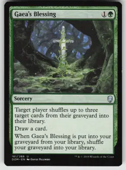 Gaea's Blessing U Dominaria 161 MTG - Image 1