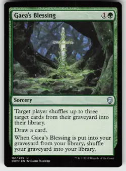 Gaea's Blessing U Dominaria 161 MTG - Image 1