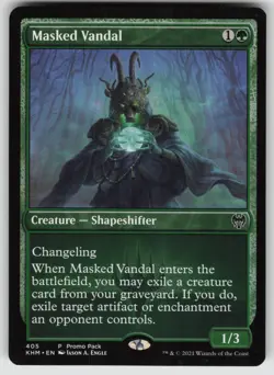Masked Vandal P Promo Pack: Kaldheim 405 MTG - Image 1