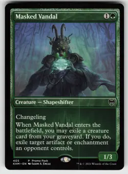 Masked Vandal P Promo Pack: Kaldheim 405 MTG - Image 1