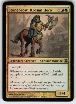 Stonebrow, Krosan Hero R Time Spiral 247 MTG - Image 1