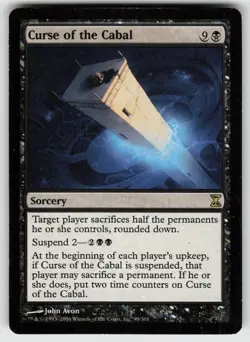 Curse of the Cabal R Time Spiral 99 MTG - Image 1
