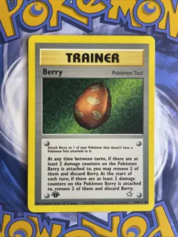 Pokemon Vintage 2000 TCG Berry 1st Edition Neo Genesis 99/111 - NM - Image 1