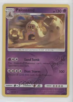 Palossand Reverse Foil Pokemon Sun & Moon Burning Shadows #62 - Image 1