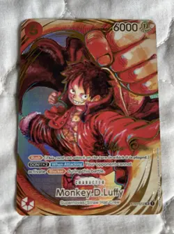 One Piece Card Game Monkey D Luffy (012) (alternate art) Gold - Image 5