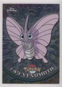 Venomoth Topps Chrome Pokemon TV Animation Edition #49 2000 - Image 1