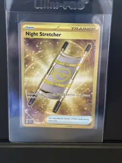 Night Stretcher 251/191 Pokemon TCG S&V Surging Sparks - NM Hyper Rare GOLD Holo - Image 1