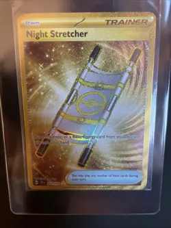Night Stretcher 251/191 Pokemon TCG S&V Surging Sparks - NM Hyper Rare GOLD Holo - Image 2