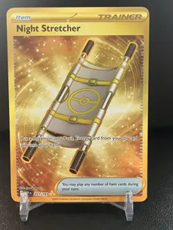 Night Stretcher 251/191 Pokemon TCG S&V Surging Sparks - NM Hyper Rare GOLD Holo - Image 1