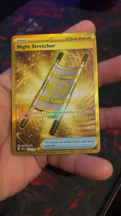 Night Stretcher 251/191 Pokemon TCG S&V Surging Sparks - NM Hyper Rare GOLD Holo - Image 1