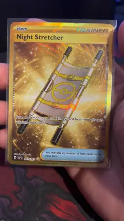 Night Stretcher 251/191 Pokemon TCG S&V Surging Sparks - NM Hyper Rare GOLD Holo - Image 2