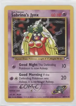 Sabrina's Jynx Pokemon Gym Heroes #59 2000 - Image 1