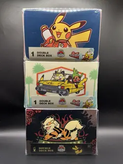 Pokemon World Championships Anaheim 2025 Exclusive Double Deck Box Set Of 3 - Image 1