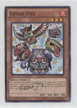 Totem Five 1st Ed. YuGiOh Mega-Tins Mega Pack #MP17-EN088 - Image 1