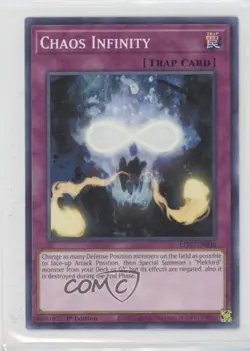 Chaos Infinity 1st Ed. YuGiOh Legendary Duelists: Rage of RA #LED7-EN030 - Image 1