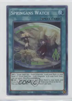 Springans Watch (SR) 1st Ed. YuGiOh Blazing Vortex #BLVO-EN054 - Image 1