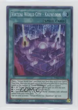 SR - Virtual World City - Kauwloon 1st Ed. YuGiOh Phantom Rage #PHRA-EN055 - Image 1