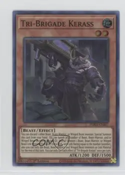 Tri-Brigade Kerass (SR) 1st Ed. YuGiOh Phantom Rage #PHRA-EN007 - Image 1