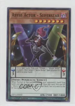 Abyss Actor - Superstar 1st Ed. YuGiOh Legendary Duelists: White Dragon - Image 1