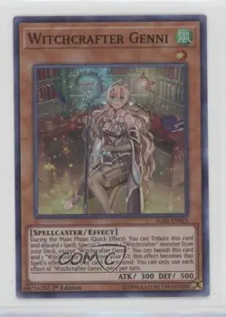 SR - Witchcrafter Genni 1st Ed. YuGiOh Ignition Assault #IGAS-EN021 - Image 1