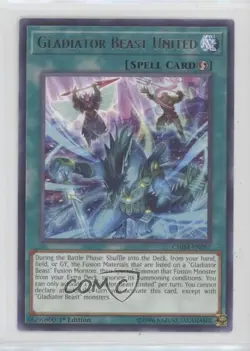 Gladiator Beast United 1st Ed. YuGiOh Chaos Impact #CHIM-EN057 - Image 1