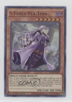 S-Force Pla-Tina (UR) 1st Ed. YuGiOh Blazing Vortex #BLVO-EN015 - Image 1