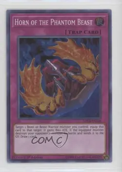 Horn of the Phantom Beast (SR) 1st Ed. YuGiOh Dark Saviors #DASA-EN060 - Image 1