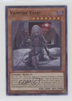 Vampire Vamp (SR) 1st Ed. YuGiOh Dark Saviors #DASA-EN050 - Image 1