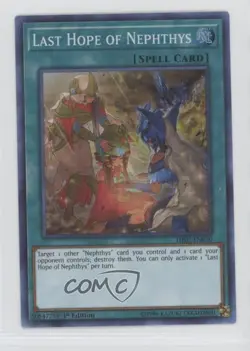 Last Hope of Nephthys (SR) 1st Ed. YuGiOh Hidden Summoners #HISU-EN010 - Image 1