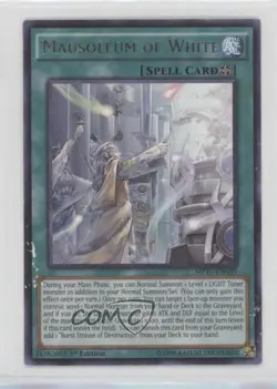 Mausoleum of White 1st Ed. YuGiOh Mega-Tins Mega Pack #MP17-EN030 READ - Image 1