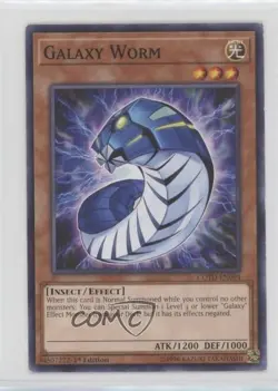 Galaxy Worm 1st Ed. YuGiOh Code of the Duelist #COTD-EN094 - Image 1