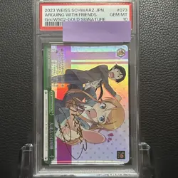 Weiss Schwarz Friends Argument SP PSA10 Card Limited - Image 1