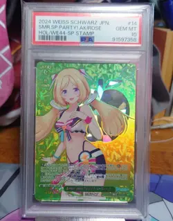 Weiss Schwarz Akirose Summer Splash Party SP PSA 10 Single Card - Image 1