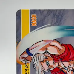 Nash Street Fighter Zero Trading Card TCG Carddass Capcom Japanese 1995 #16 - Image 4