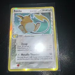 Pokemon TCG Raichu EX Holon Phantoms 15/110 Reverse Rare Holo Card - Image 2