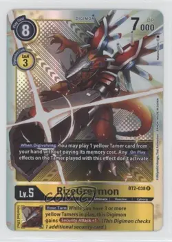 2021 Digimon Card Game - Release Special Ver 15 Rare Rize (Alt Art) Greymon - Image 1