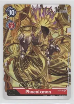 2021 Digimon Card Game - Starter Deck Gaia Red Rare Phoenixmon #ST1-10 - Image 1