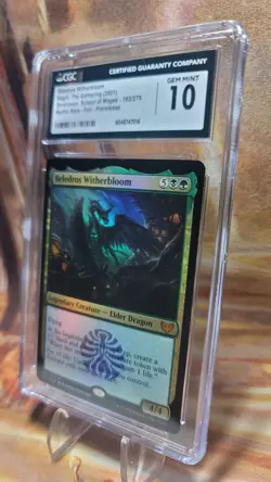 MTG Beledros Witherbloom #163 Prerelease Foil Strixhaven School of Mages CGC 10 - Image 4