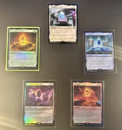Final Fantasy MTG Bundle / Lot Of All Crystals (Prerelease Earth & 2 More Foils) - Image 1