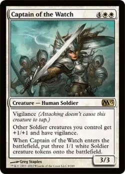 Captain of the Watch - Light Play MTG Magic 2013 Core Set - Image 1