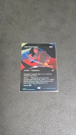 [MTG] Cori-Steel Cutter - (Borderless) - Tarkir: Dragonstorm [Foil] - NM - #343 - Image 1