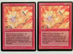 MtG | 2 x Inferno | The Dark | Magic the Gathering - Image 1